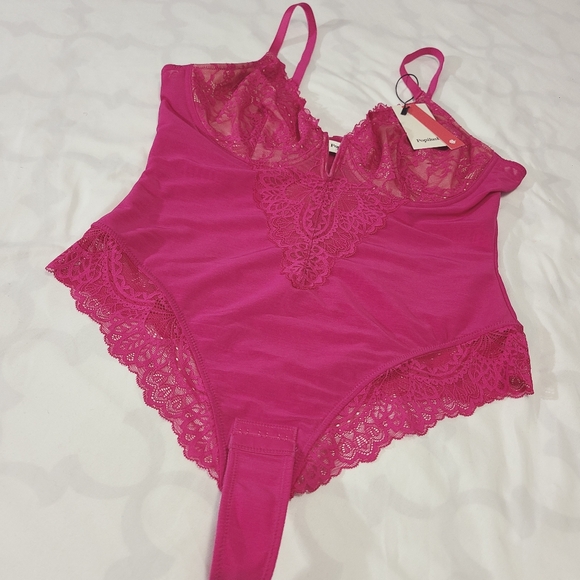 Popilush Shapewear Bodysuit Lace Corset Tops Tummy‎ Control Bodysuit NWT XL - Picture 6 of 16